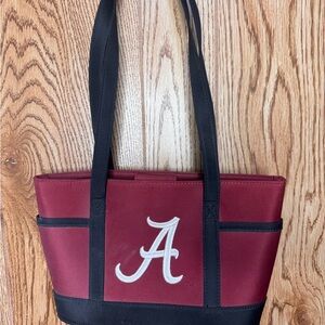 Stylish Alabama Black and Red Tote Bag